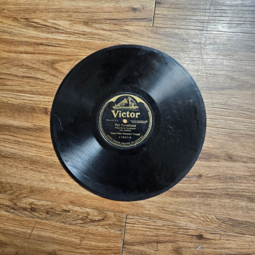 Toots Paka Hawaiian‎ Troupe – Poli Pumehana / Ko Maka Palupanu 1915 78RPM V+/V+